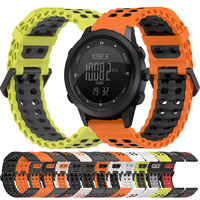 22mm Breathable Silicone Strap For NORTH EDGE APACHE-46 Smartwatch Bracelet For NORTH EDGE APACHE-46 Sport Band Accessories