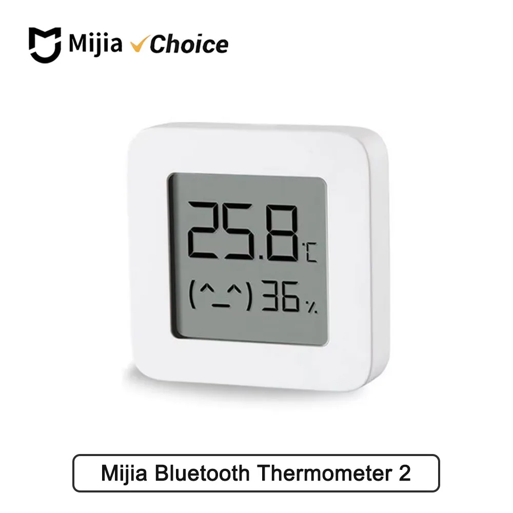 Mijia Bluetooth Thermometer 2 Wireless Humidity Meter Smart Electric Digital Hygrometer Thermometer Work with Mi Home APP
