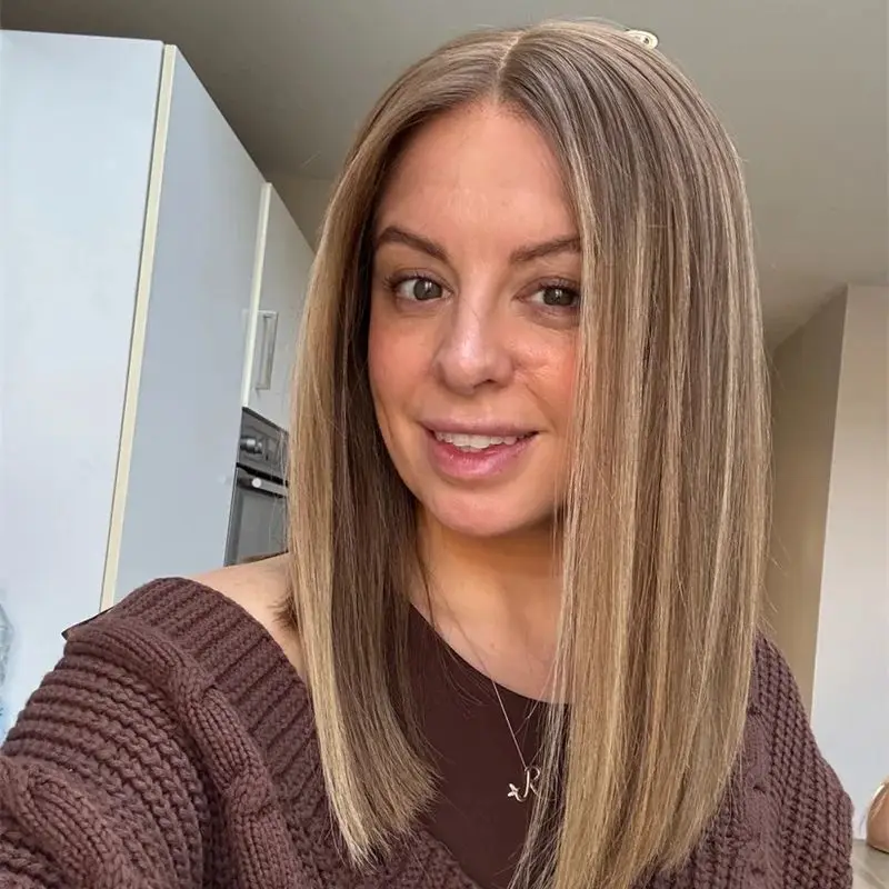 تسليط الضوء على أومبير براون شقراء الاصطناعية HD الدانتيل شعر مستعار أمامي مع الكثافة الطبيعية قبل قطعها شعري مستقيم غلويليس بوب شعر مستعار