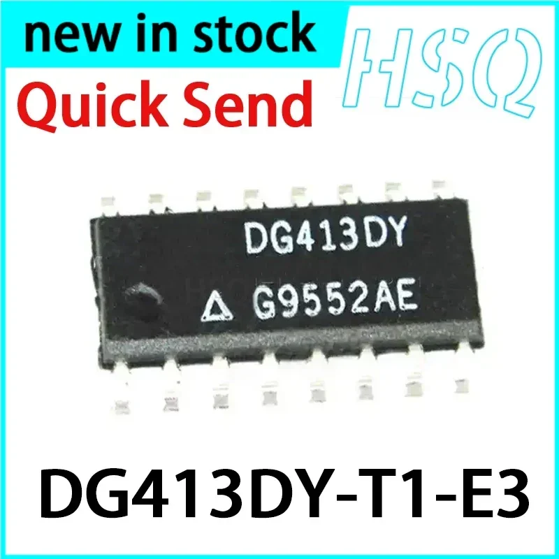 5PCS DG413DY-T1-E3 DG413DY SMD SOP-16 CMOS Analog Switch