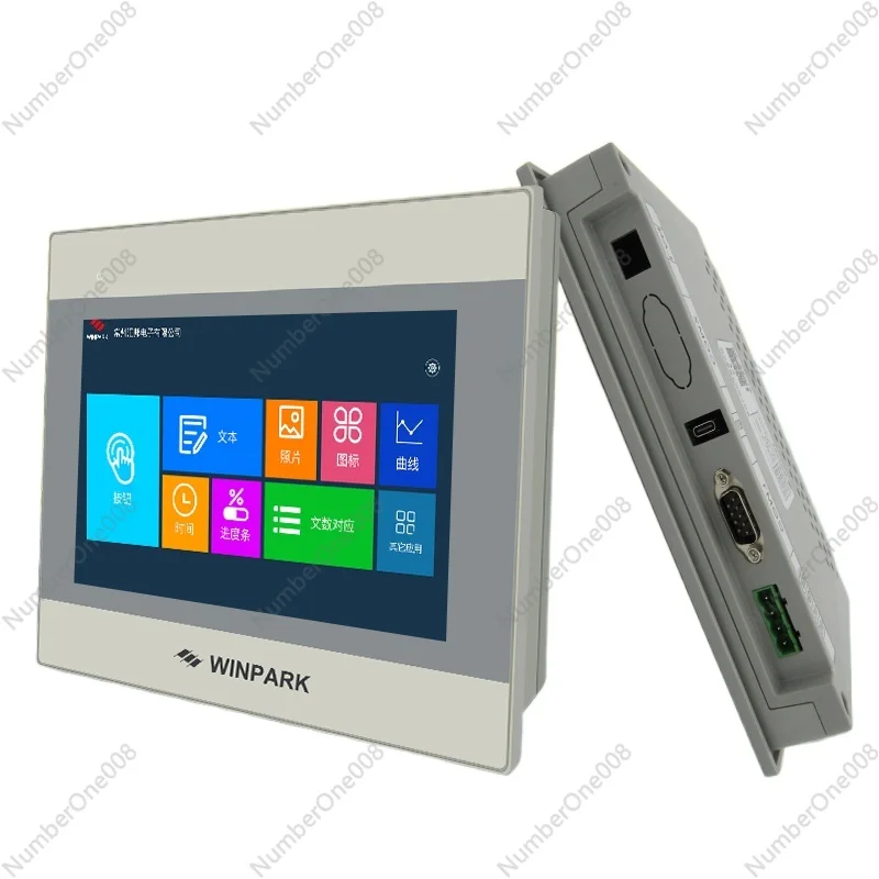 

7-Inch 4.3-Inch HMI Touch Screen PLC Industrial Serial Port Screen Display Embedded Configuration Resistance Screen