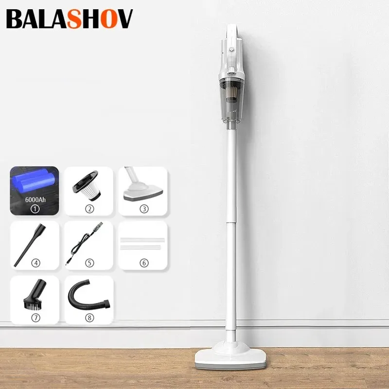 12000Pa Wireless Vacuum Cleaner Portable Cleaning Machine Mini Wireless Vertical Washing for Car and Home Appliance