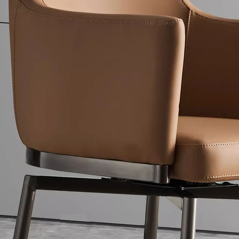 Sillas de café de salón únicas, sillas ergonómicas de apartamento, sillas de café minimalistas de moda, reposabrazos, decoraciones de interiores