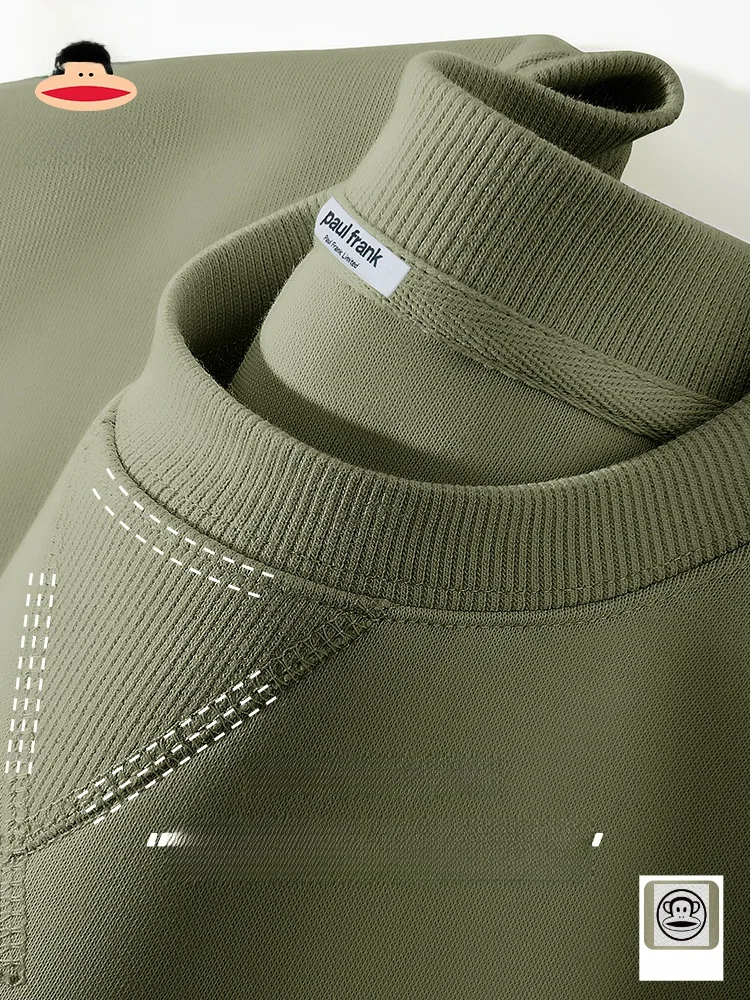 

M round Ne Sweatirt Spring Autumn Sle Color Underwear Jaet Heavyweight Base Layer Outerwear