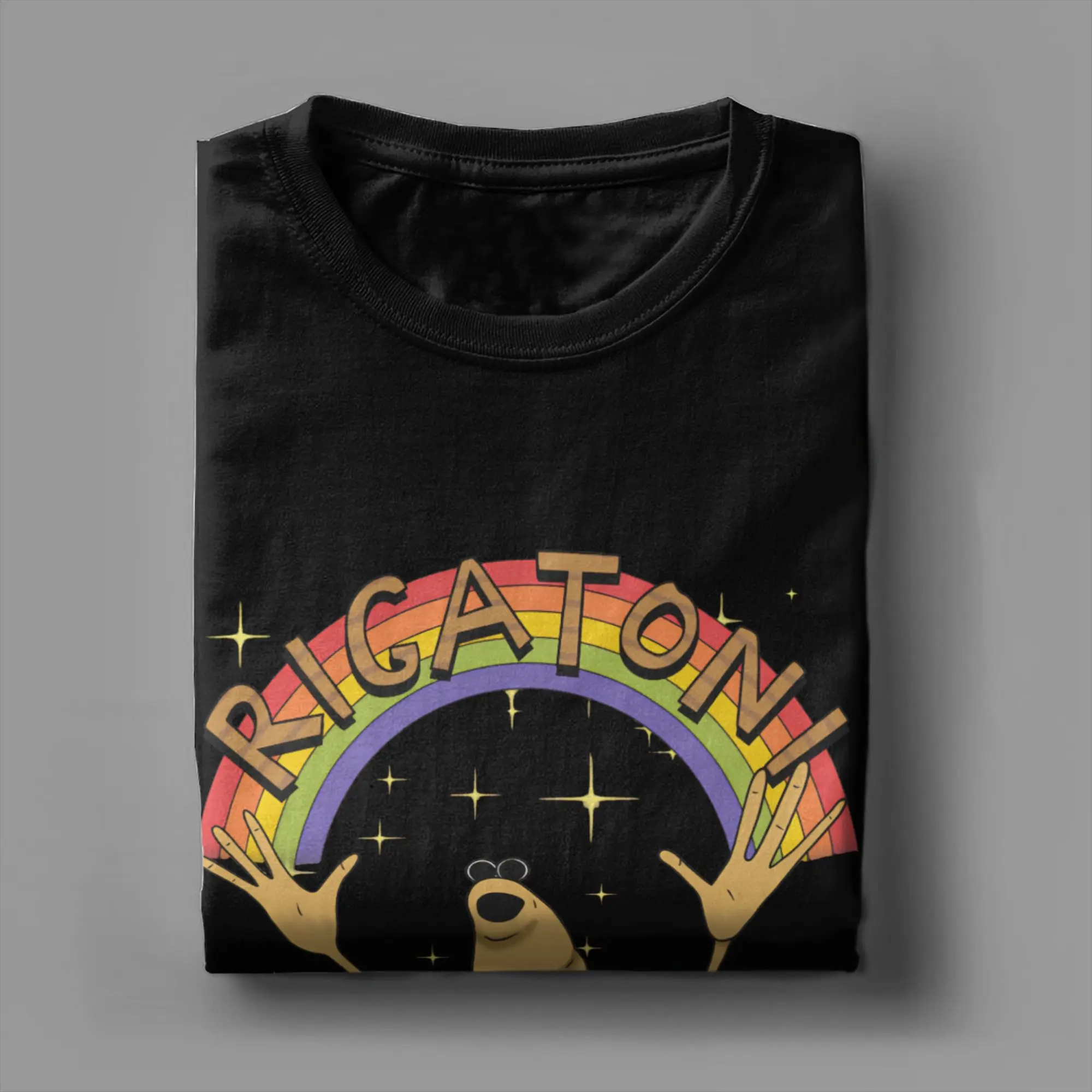 الرجال النساء ماركوس دودة ريجاتوني تي شيرت ملابس علوية من القطن الخالص مضحك قصيرة الأكمام الجولة الرقبة تيز جديد وصول تي شيرت