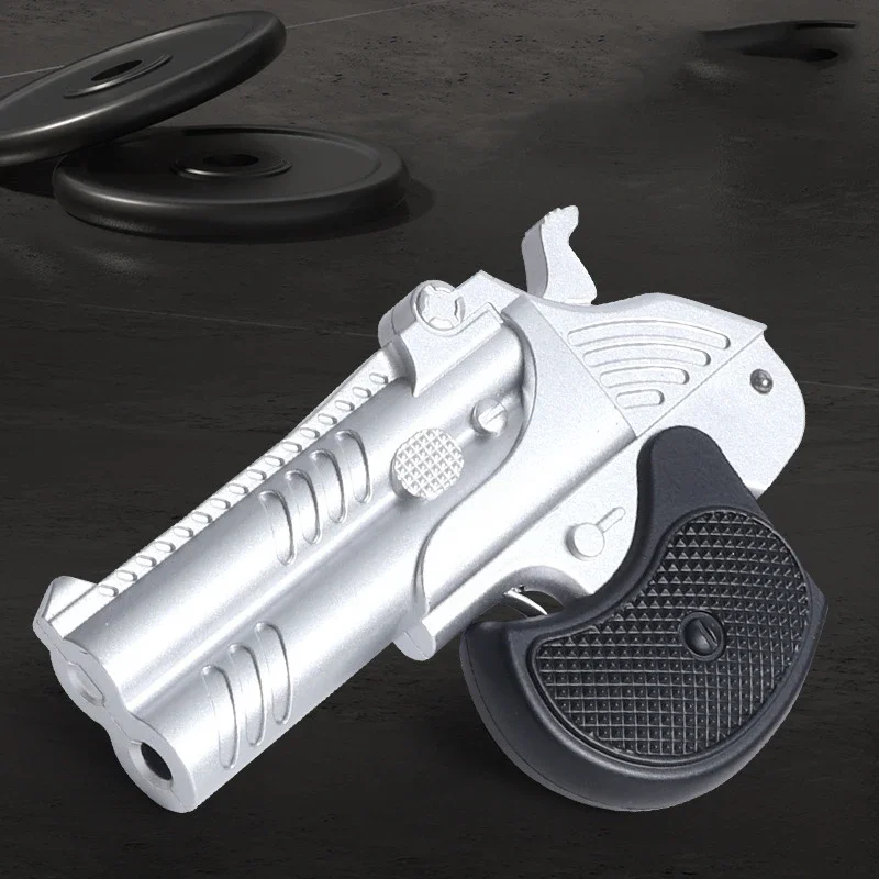 1PC ใหม่กลางแจ้ง EDC พับ Delinger ปืนพกโลหะผสม Mini รุ่น Bullet ปืนของเล่นเครื่องมือ