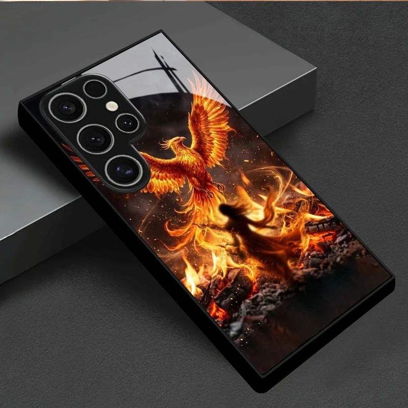Featuring The Fire Suitable for Samsung Phone Cases, Including Galaxy S26 Ultra, S26,S25 Ultra, S24 Ultra, S23 Ultra