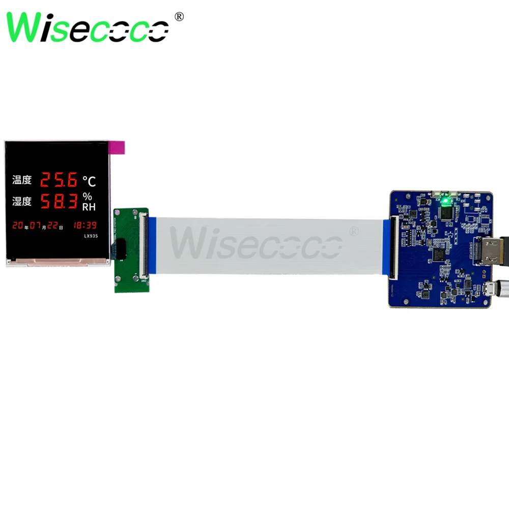 

3 Inch 720x720 1:1 Square LCD Screen IPS 450 Nits Luminance Raspberry Pi Smart Home Display MIPI Driver Board