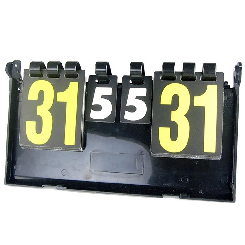 Flip-Page Scoreboard, Billiard Scoreboard, Table Tennis And Badminton Game Flip Scoreboard Easy Install Easy To Use