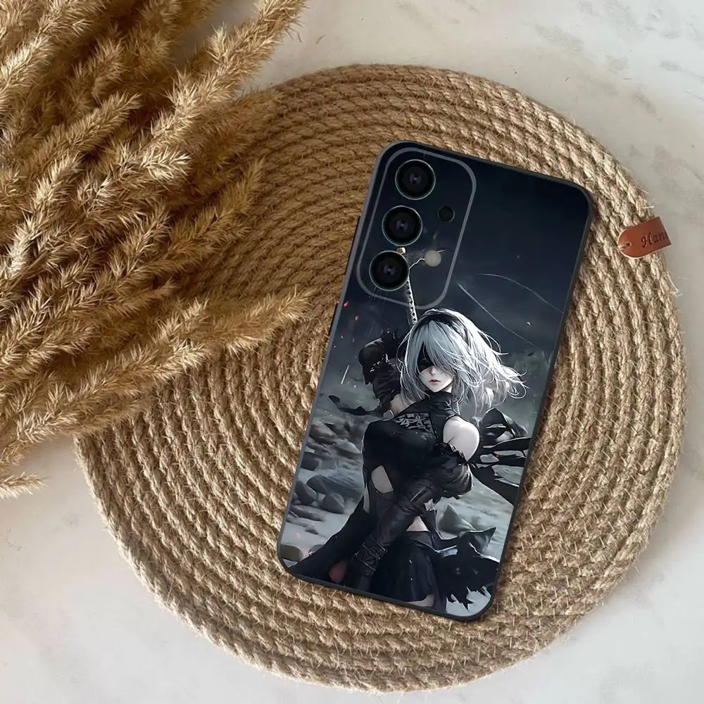 Чехол для телефона Game N-Nier Automata для Samsung S25, S24, S21, S22, S23, S30, Ultra, S20, Plus, Fe, Lite, Note, 10,9,5G, черный чехол