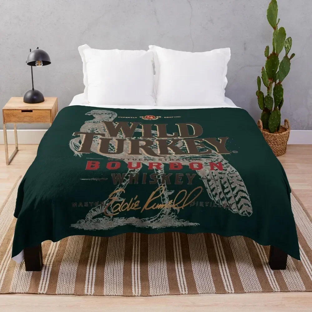 

Retro Wild Turkey Premium Throw Blanket Lightweight Cozy Blanket for Bed Sofa