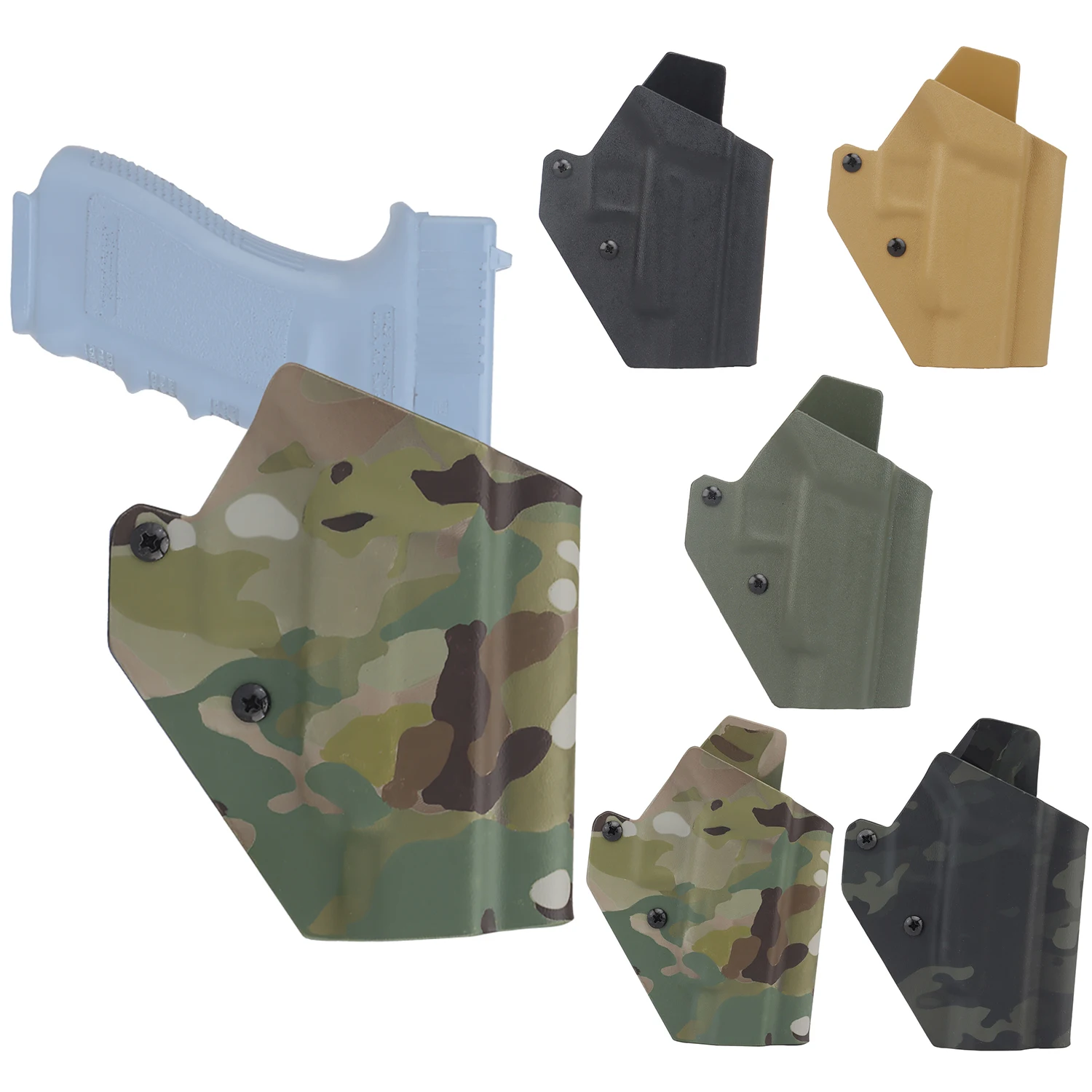 

Кобура для пистолета GlocK G48 IWB/OWB из кайдекса, быстросъемная, с регулируемым адаптером для ремня для скрытого ношения