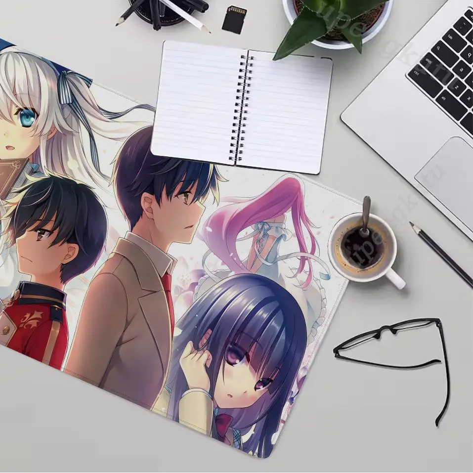 Spirit Chronicles Rio Aishia Mouse Pad Anime Mats Computer Mousepad Company Desk Pad Aesthetic Large Gaming Mousepads Office Mat