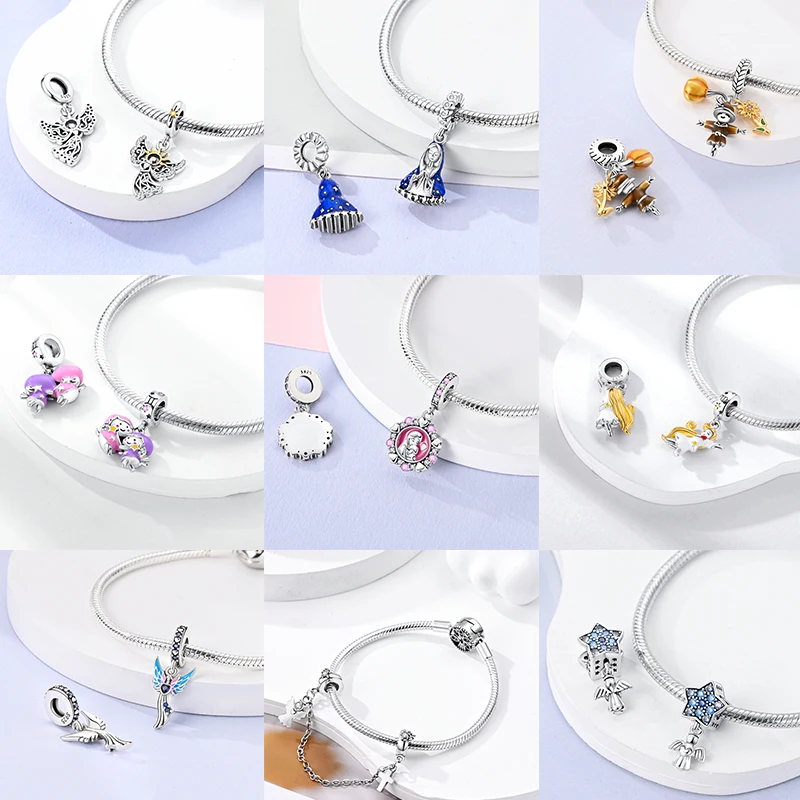 Neuer Russischer Matroschka-Anhänger aus 925 Sterling Silber, Russische Matroschka-Perle, Passend für Armbänder, DIY Damenschmuck Geschenk 2026 – Detail 4