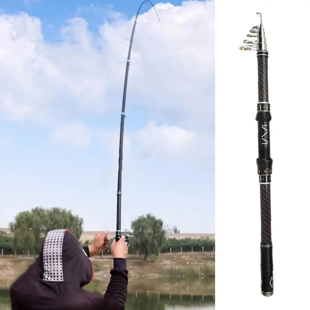 

Портативная телескопическая удочка, ультракороткая, длиной 1,8-2,7 м, мини-удочка, удобная, длина для хранения 45 см, ручная удочка