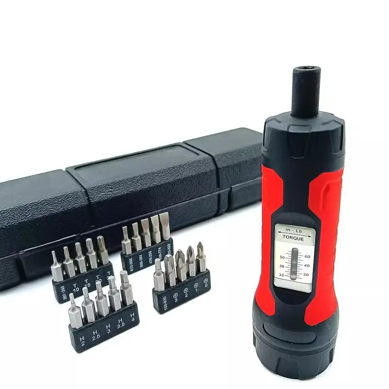 Industrial Grade Preset Adjustable 10-65In.lb Manual Torque Screwdriver High Precision Mechanical and Electronic Maintenance