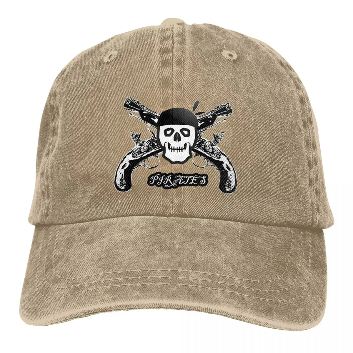 Plreta Skull Men Women Baseball Cap Plreta Flag Sea Crossbones Skeleton Distressed Caps Hat Fashion Unstructured Sun Cap