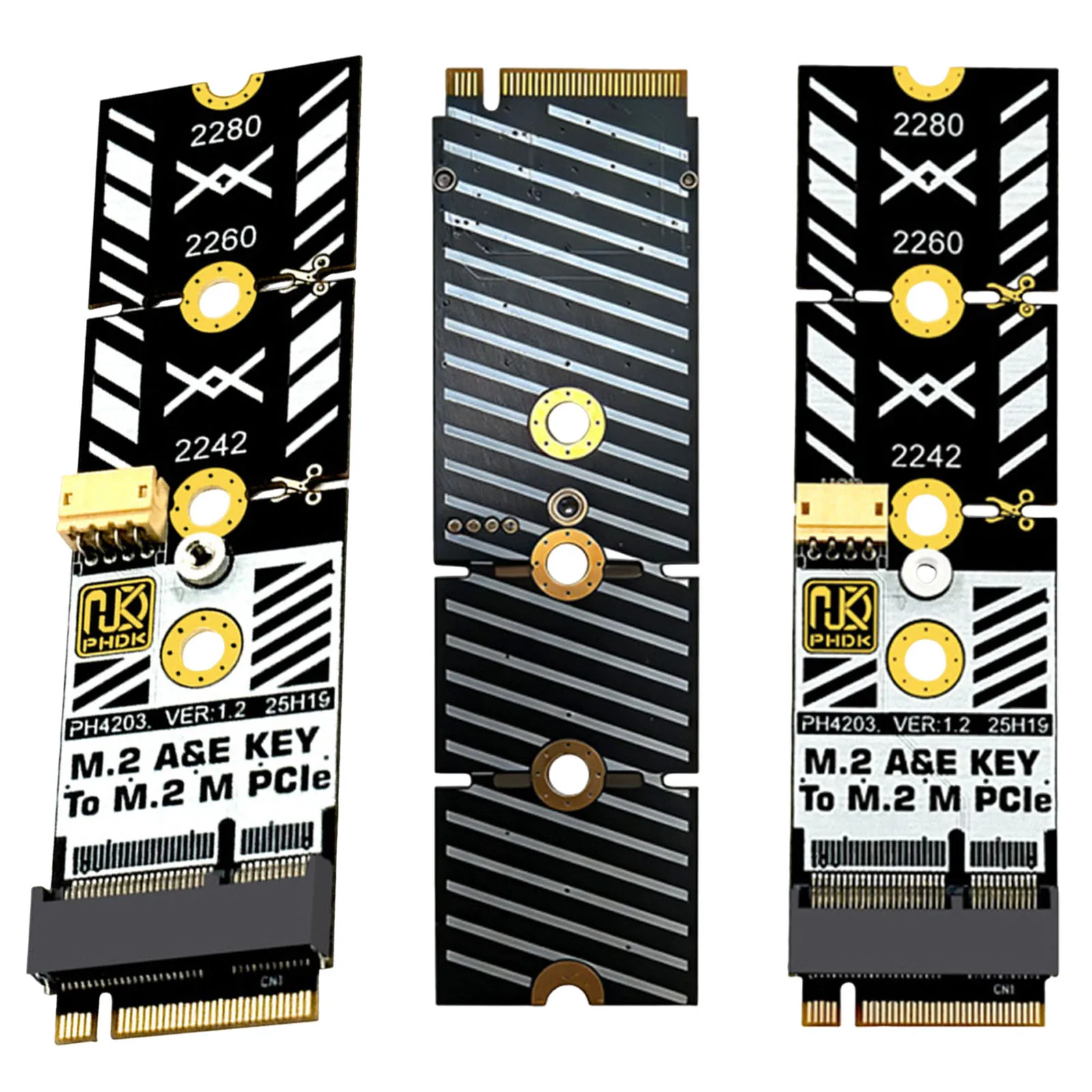 M2 Wi Fi Slot To M Key Converter Tools Included M.2 WiFi Interface A/E To M Key Expansion Card for 2230 2242 2260 2280 SSD
