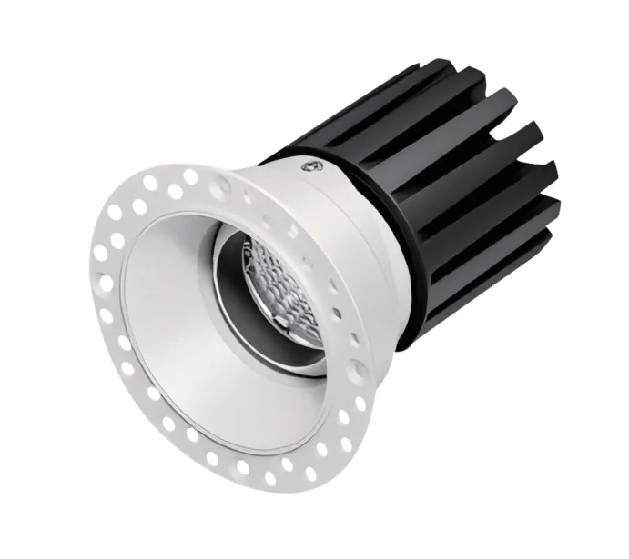 12W Trimless Downlight 5CCT Tunable IP54 Ceiling Light Spotlight With ETL Trim Selectable Slim Recessed Anti Glare LED Downlight