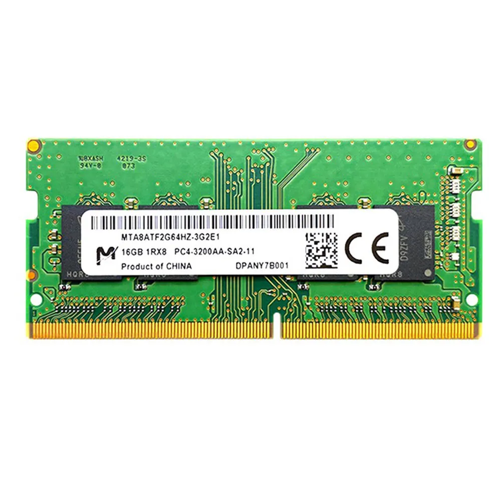 Memoria RAM Crucial Micron DDR4 8GB 4GB 32GB 16GB 3200MHz 2133 2400 2666MHz Memoria per laptop PC4-21300 19200 RAM SODIMM per notebook
