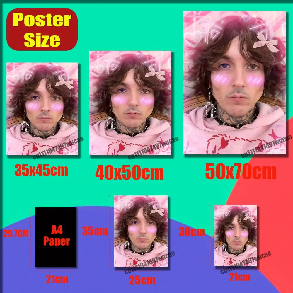 For Oli Oliver Scott S-Sykes Poster Sticker Paper Home Decoration Custom Self-adhesive Souvenirs Playbill Cover