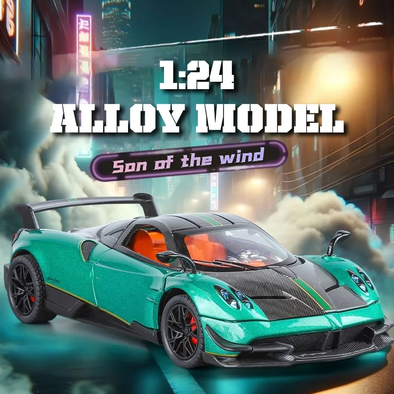 

Модель спортивного автомобиля из сплава 1:24, украшение скорости, изысканные настольные украшения, лучшая коллекция для любителей моделей автомобилей