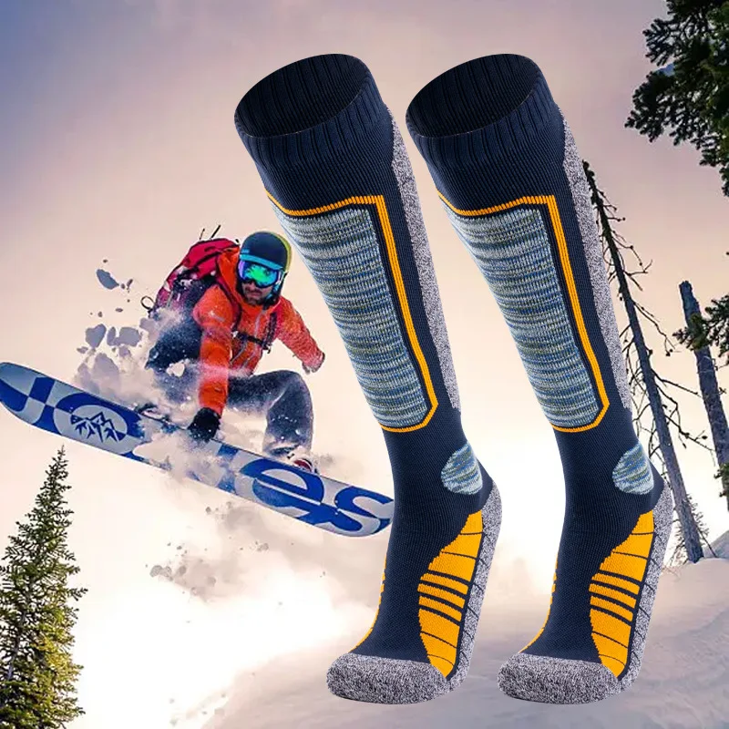 

Outdoor Adult Thermal Winter Ski Socks Men Women Warm Cycling Snowboarding Sports Thermosocks Camping Hiking Stockings