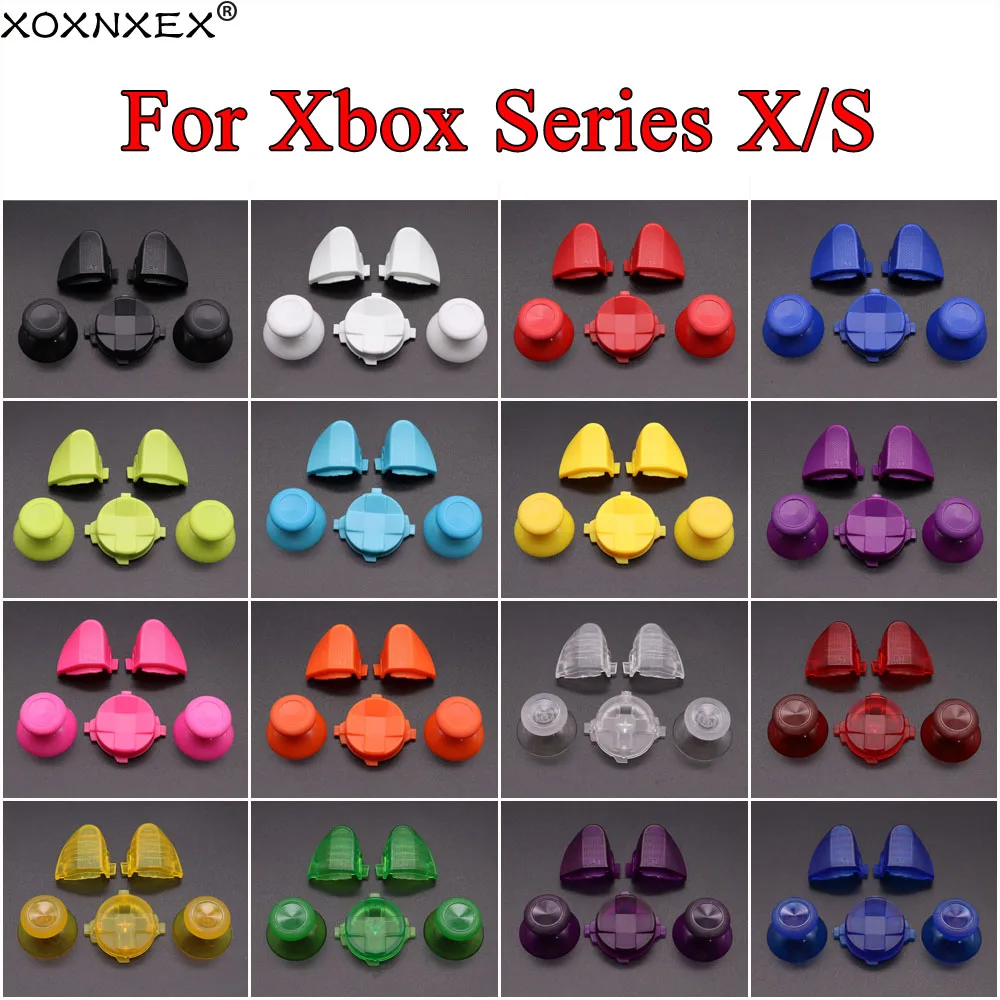 Xbox Series X/S Controller Reparatur-Set D-Pad Kreuztasten RT LT Trigger 3D Analog-Sticks Joystick-Kappen Ersatzteile