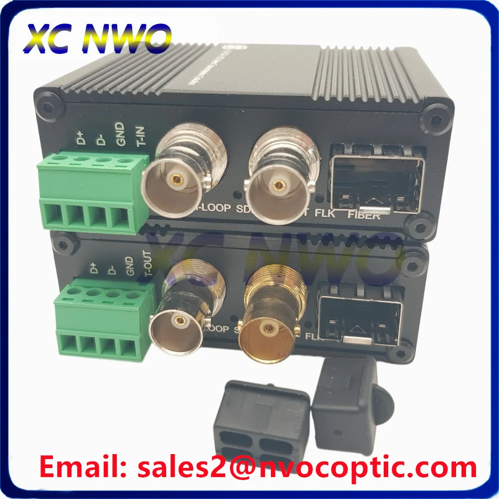 3G SDI Fiber Extender 1080P@60HZ 3G-SDI Over Fiber Converter Broadcast Level Single-Mode Single Fiber 3G BIDI 20KM LC Module