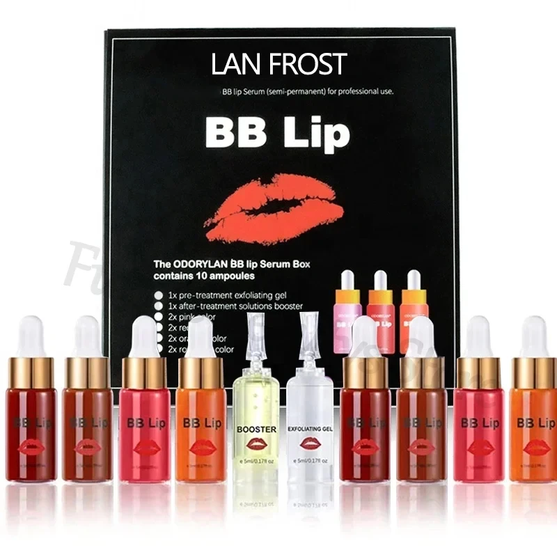 

Korea Glow BB Lips Ampoule Serum Starter Set Semi-Permanent BB Lip Gloss Tinted Pigment Lasting Moisturizing For Lip Care