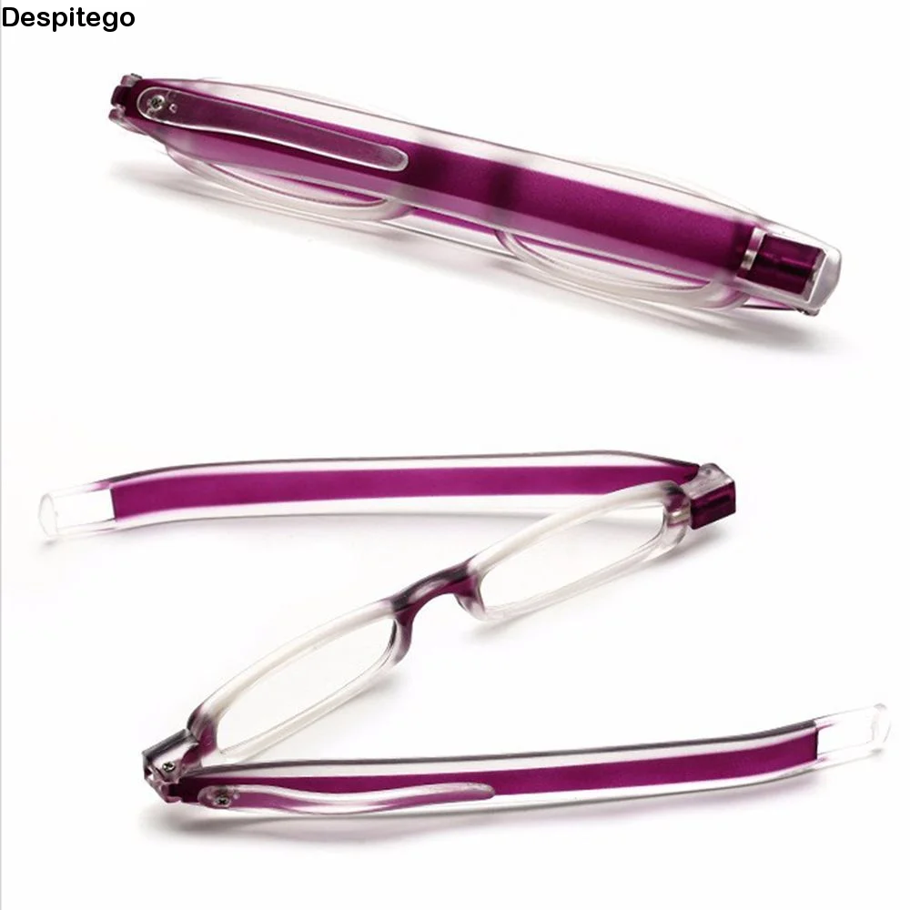 Ultraportability Old Man Folding Rotation +1.0 +1.5 +2.0 +2.5 +3.0 +3.5 +4.0 Mini Reading Eyeglass Spectacles Glasses