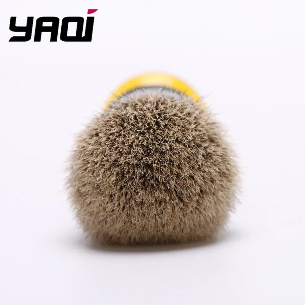 シェービングブラシ-2026-yaqi-22mm-サグラダ・ファミリア-2本の毛を使用した樹脂製ハンドル、男性用、ウェットシェービング用