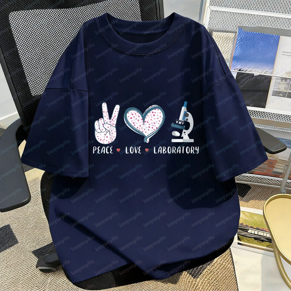Lab Worker T-shirt Peace Love - Medical Lab Worker recensie en prijs
