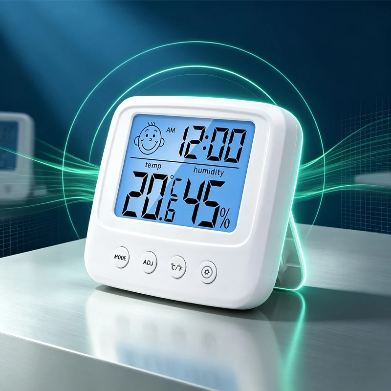 LCD Digital Temperature Baby Room Humidity Meter Backlight Home Indoor Electronic Hygrometer Thermometer Weather Station