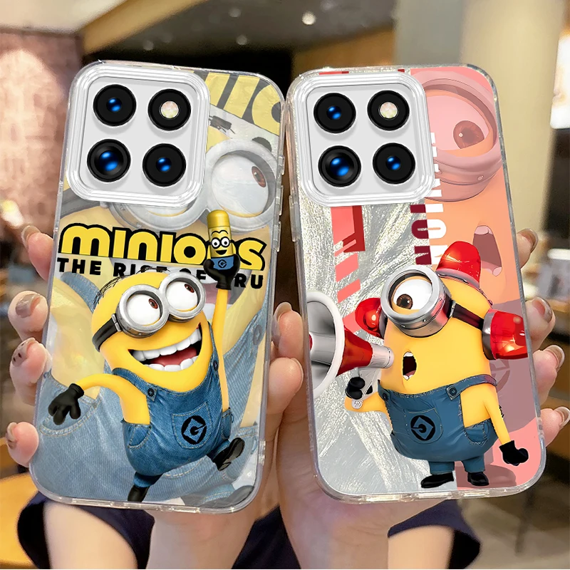 

Fashion M-Minions Cartoon Gradient Phone Case for Xiaomi Poco X6 X3 F6 M6 M4 Pro C61 13T 14T 11 Lite Hard Shockproof Matte Cover