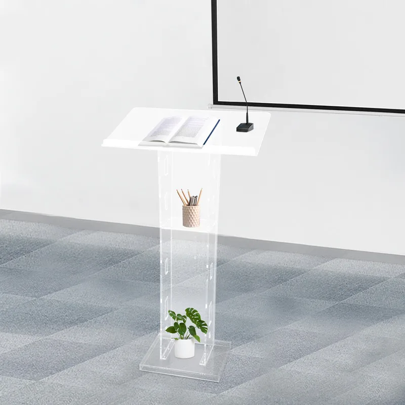 Plexiglass School Modern Thick Acrylic Podium Lectern Church Pulpit