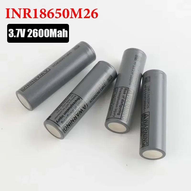 1-20PCS INR18650M26 power battery 3.7V 2600mAh 10A discharge 18650 lithium battery for electric toys replacement battery