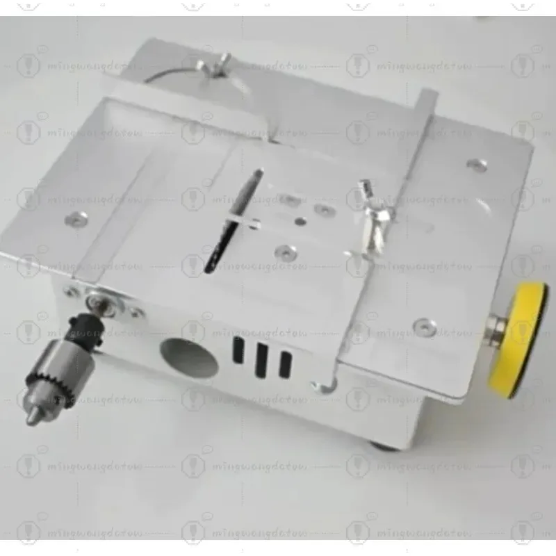 Portable Mini Table Saw Electric Desktop Cutter High Precision Woodworking Cutting Tool for DIY Hobby Model Craft Making