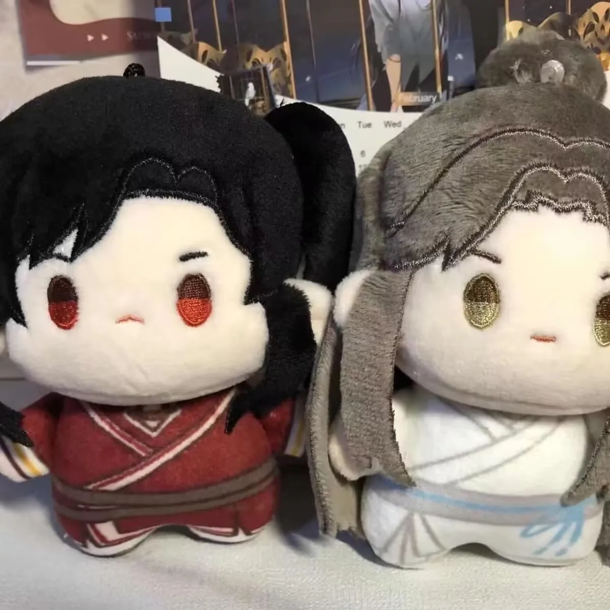 تتميز قلادة مطبوعة مقاس 10 سم تتميز الرسوم المتحركة اللطيفة "اللهوية الرسمية Bestows Blessings" وXie Lian Huacheng" #3