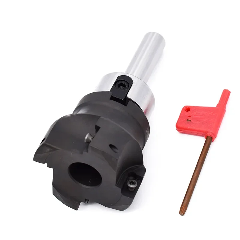 Imagem -03 - Máquina Cnc Fresa Face Shell Cabeça de Moinho C12 C16 C20 C25 c3 Mt2 Mt3 Mt4 Fmb22 r8 bt Nt30 Porta-ferramentas Bap400r 50 Milímetros