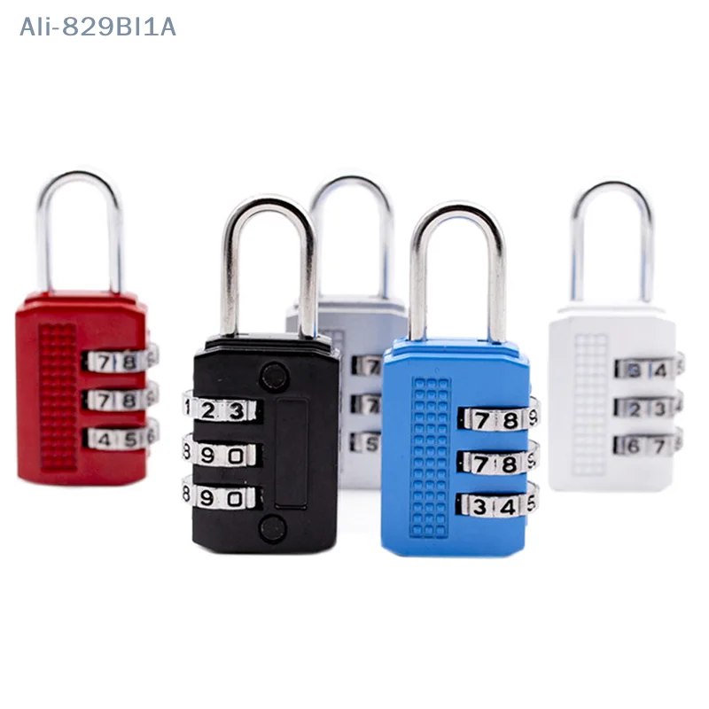 Nice 3 Digit Dial Combination Code Number Lock Padlock For Luggage Zipper Bag Backpack Handbag Suitcase Drawer durable Locks