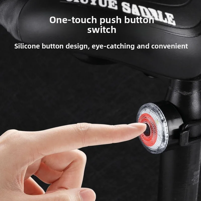 Ultra - bright Warning Waterproof Tail Light for Road Bikes: Suitable for Outdoor Night Cycling, a Necessary Riding Equipment.