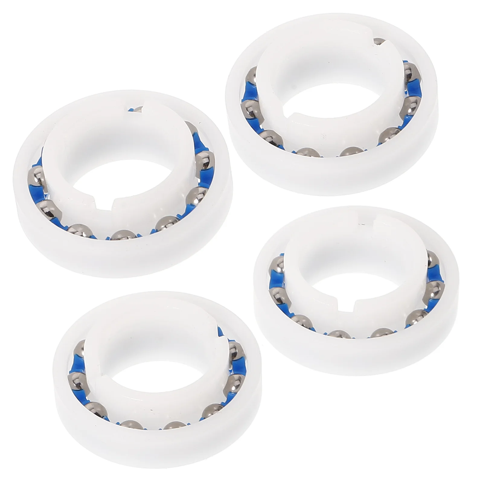 4 Pcs Pool Cleaner Accessory Bearing Cleanser Swimming Wheel Cleaning Machine Stainless Steel