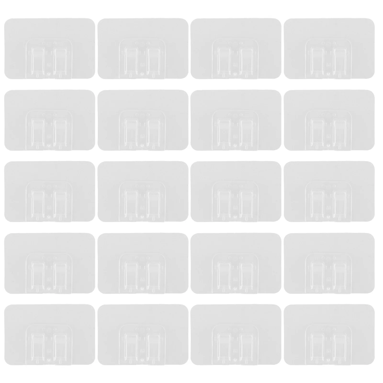 

50Pcs Christmas Light Clips Heavy Duty Light Strip Fixing Clips Secure Outdoor String Lights Hanging Hooks Adhesive