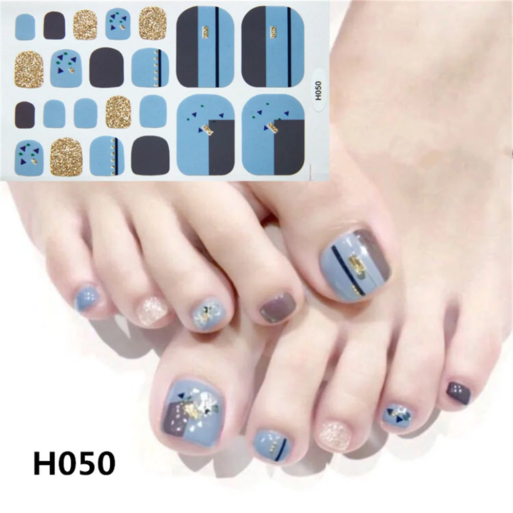 Tailor Film Toenail S Process Summer Toe Care Unique Design Beauty And Health Finished Toenail Stickers Finished Products White.