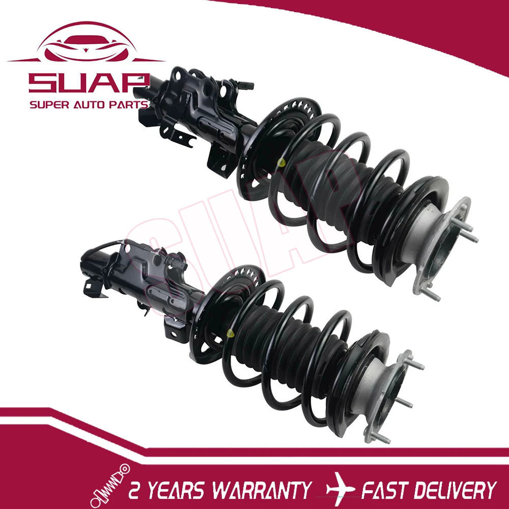 2pcs/Pair Left+Right Front Shock Absorber Assys for Cadillac CTS w/ Electric 2014-20 23247464  23142942 23247465