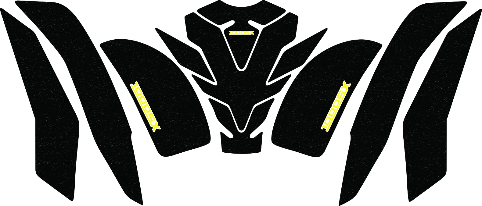 FÜR Z1000 SX Z1000SX 2020 Motorrad Tank Traktion Pad Seite Gas Knie Grip Schutz Anti slip aufkleber