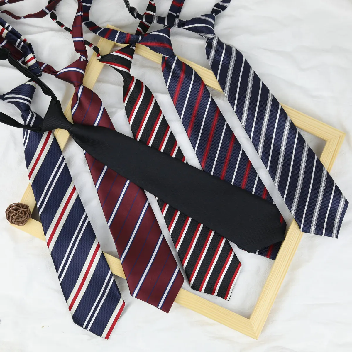 

Ladies JK Ties Women Striped Neck Tie Girls Japanese Style for Jk Uniform Cute Necktie Plaid Uniform School Accessories