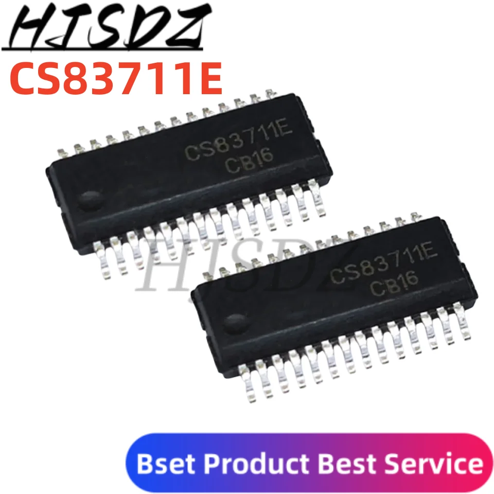 1-5PCS CS83711E New 2 * 16.5 W dual-channel Class D audio power amplifier chip EQA28