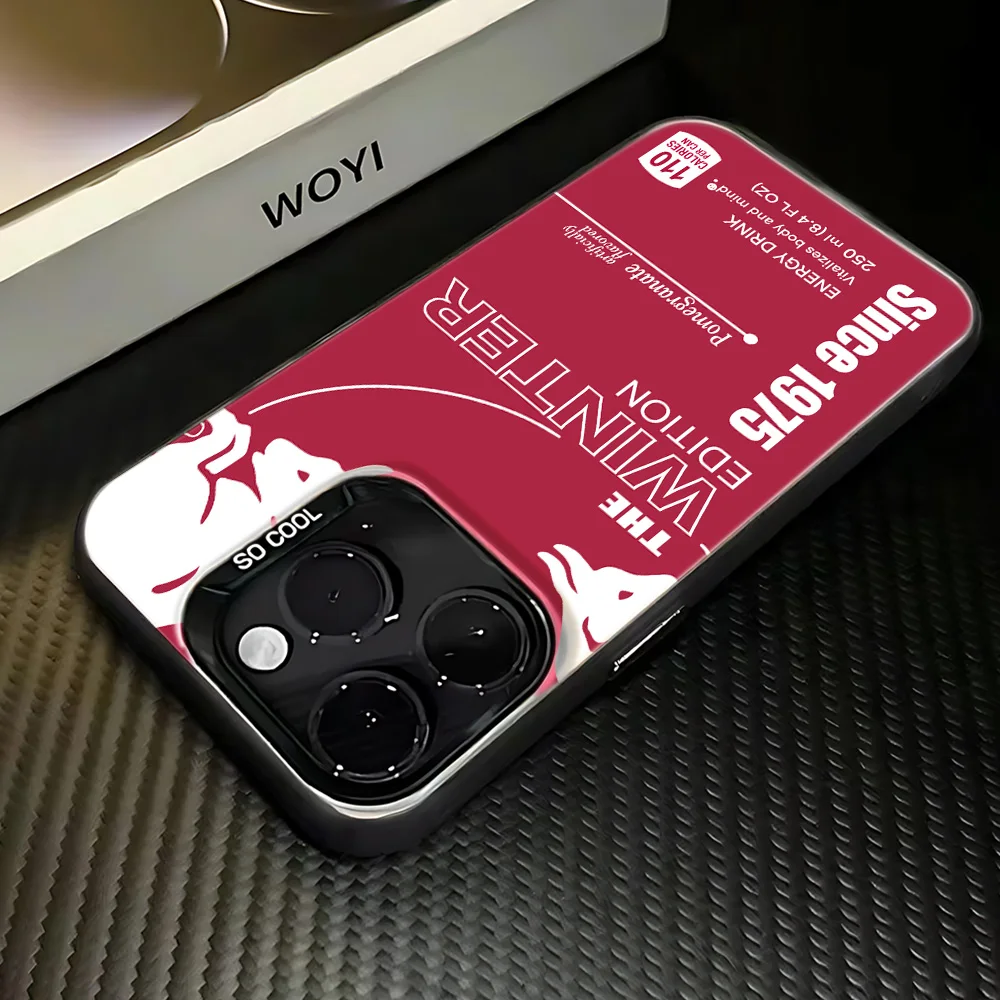 Fashion Red Phone Case For ins B-Bulles Phone Case For iPhone 16e 16 15 14 13 12 11 mini Pro Max X XR XSMAX Plus Anti Back Cover - náhled 5